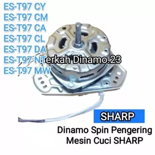 Dinamo Pengering Mesin Cuci SHARP ES-T97CY ES-T97CM ES-T97CA ES-T97CL ES-T97DA ES-T97NT ES-T79MW Spin Mesin Dinamo Pengering Sharp Est97