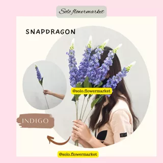 SNAPDRAGON Artificial Flocking Hyacinth Bunga Palsu Sedap Malam Plastik Home Decor Hiasan Delphinium BUNGA JUNTAI BUNGA PELAMINAN DEKORASI PERNIKAHAN JANUR WISTERIA HORTENSIA DELPHINIUM Artificial / Premium Delphinium Artificial Flocking Hyacinth