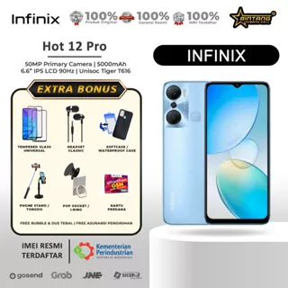 infinix hot 12 pro HOT 12 PRO NFC ram 8/128Gb Garansi Resmi