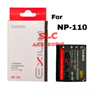 SLC - Ready - Battery For Kamera Casio Batre Exilim EX-Z2000 NP-110 Baterai Camera EX-Z2300 Z3000 ZR10 Batrai EX-Z200 EX-FC200S Batrei EX-ZR20 EX-ZR50 NP110 BC 110L Batere Z 2000 2300 3000 ZR 10 200 20 50 FC200 EX-ZR15 EX-F1 EX-Z2200