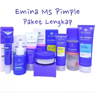Paket Emina Ms Pimple Acne Solutions / Emina Ms Pimple Series / Paket Skincare Remaja / Paket Skincare Untuk Kulit Berjerawat