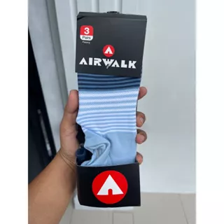 Kaos Kaki Airwalk Men Low Cut Socks AIWLQC22101M 3Pairs Original