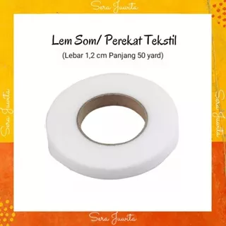 Perekat Tekstil/ Lem Som 2 Sisi Bolak Balik/ Visofix/ Fabric Adhesive/ Lem Sum Dua Sisi