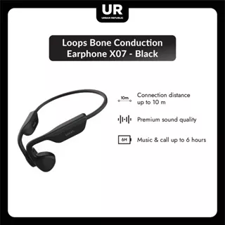 Loops Bone Conduction Earphone X07 - Black