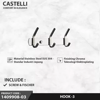 Gantungan Baju Castelli Hook Gantungan Baju Multifungsi - 1409908