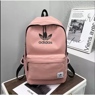 TAS RANSEL ADIDAS BASIC FONT ORIGINAL PINK BACKPACK