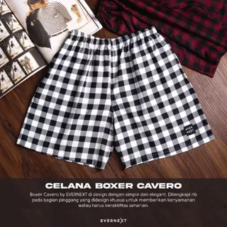 Evernext - Celana Boxer Cavero Pria Celana Pendek Santai Pria Celana Pendek Distro Pria Terbaru