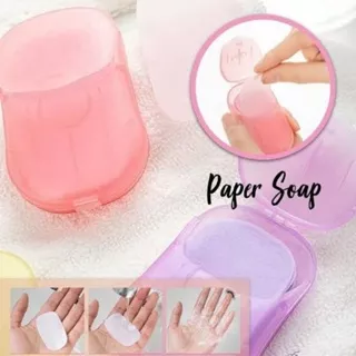 sabun cuci tangan hand soap Sabun kertas Travelling Paper soap