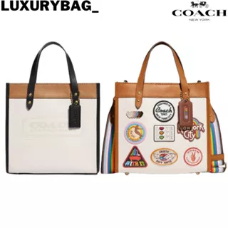 Coach Field Tote 22 In Colorblock C3461 3461 CA138