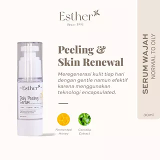 Esther Daily Peeling Serum 30ml - Serum Peeling Kulit Berminyak, Peeling Serum Oily Skin