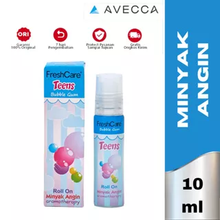 Freshcare Teens Bubble Gum Roll On 10Ml / Aromatherapy / Minyak Angin
