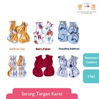 LIBBY Sarung Tangan & Kaki Motif Summer Games (1pcs/set)