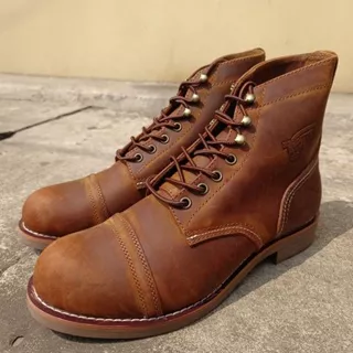 Sepatu Boots 8111 Iron Ranger Wild Crazy Horse Leather