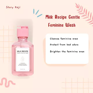 Milk Recipe Gentle Feminine Wash / Cleanser Pembersih Kewanitaan Anti Bakteri