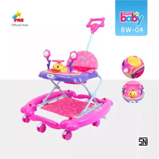 Baby Walker PMB Iora BW-04 Mainan Bebek Bisa Ayun + Musik - Kereta Dorong Bayi