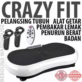 Crazy Fit Alat Fitness Getar Kaki Lejel Vibe Tone Massager Penghancur Lemak As Seen On TV