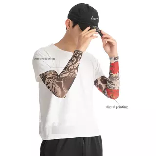 Manset Tato Sleeve ( handsock ) sarung lengan motif Tatto pria dewasa murah