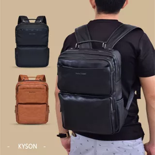 Tas Ransel Pria Kulit Mario Vizzari Kyson A19171 - Laptop