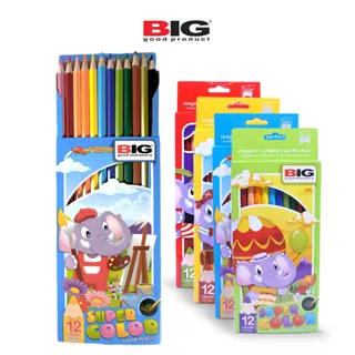 BIG Pensil Warna/ Pencil colored Set Lengkap 12 Panjang CP-5001