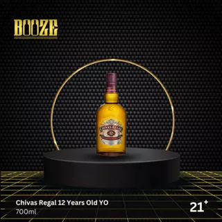 Chivas Regal 12 Years Old Yo Popular Blended Scotch Whisky 40% 700ml - Booze Surabaya