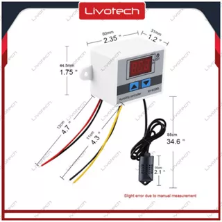 Hygrostat Digital XH-W3005 220V AC Humidity Controller Kelembaban