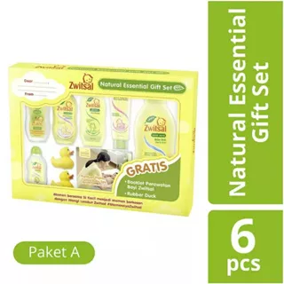 ZWITSAL Natural Essential Gift Set / Box / Kado Bayi Set Perlengkapan Mandi