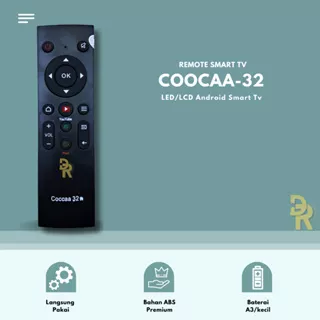 Remot Remote Coocaa 32 TV LCD LED Android Digital Smart TV Tombol Youtube (32S3U, 32K5C 40K5C)