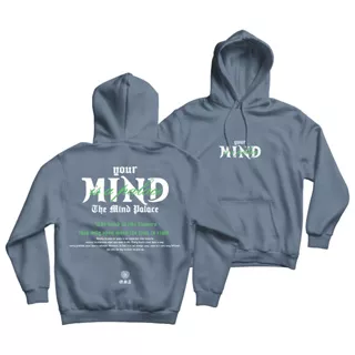 BUNZ Hoodie Jumper The Mind Palace ( Sablon Depan Belakang ) Size M-XXL ( Pria & Wanita )