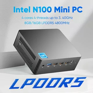 Mini Pc N9N Intel N100 RAM DDR5 8GB/256GB SSD Dual Display HDMI+DP windows 11 Pro