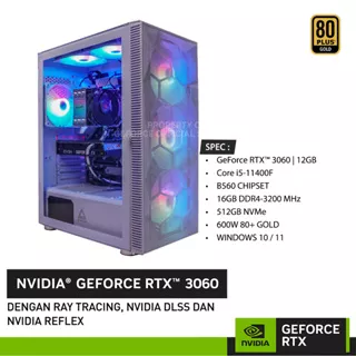 PC Rakitan NVIDIA - Gamer PRO PC V7.0 | GeForce RTX 3060 | Gen 11