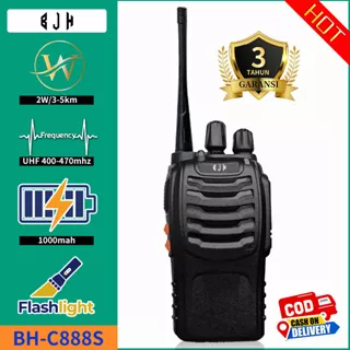 HT BJH Handy Talky C888S Radio Komunikasi Uhf Walky Talky 2 units Walkie talkieu