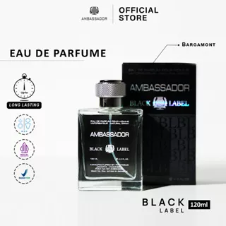 Ambassador Eau De Parfume Black Label 120ml Parfum Pria / Minyak Wangi