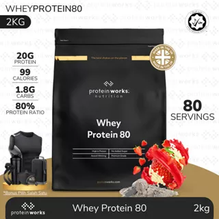 Whey Protein Concentrate 80 2kg TPW The Protein Works