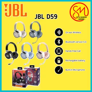 JBL Headset Bluetooth Wireless D59 Headphone Nirkabel - OEM