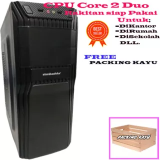 cpu komputer murah windows 7 siap pakai RAM 4GB DDR 2 HARDISK 250GB PC HARDISK C2D D2 CORE2 CORE2DUO DDR2