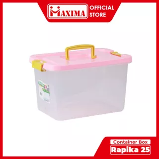 Container Box Rapika 25 / Container Box 25 Liter / Container Kotak Penyimpanan / Kontainer Parcel