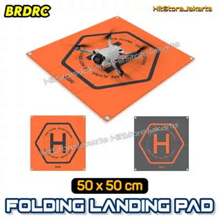 BRDRC Drone Foldable Landing Pad Lipat 2 Sisi Warna Universal Landing Pad Mavic Mini Fimi Avata SJRC Fimi Hubsan MJX Autel Parking Apron Helipad