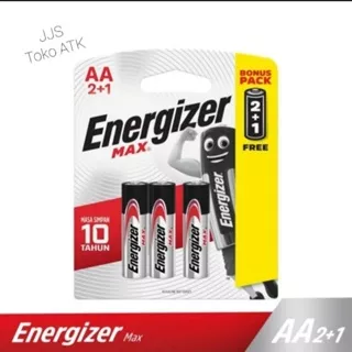 Baterai Energizer Max AA / A2 Alkaline BP2+1 (isi 3)