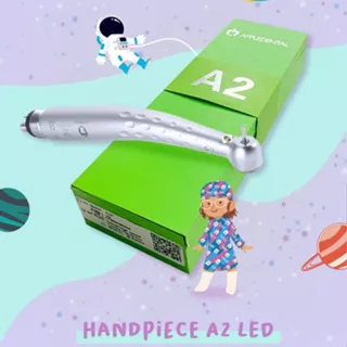 Handpiece A2 LED Highspeed Push Button 4 Hole Brand Appledental Belanja Gigi