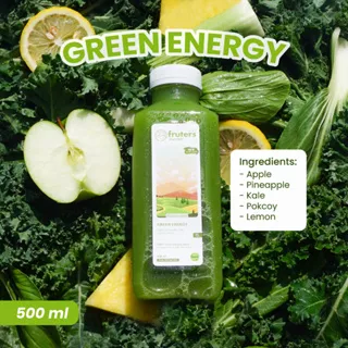 Green Energy NEW VARIANT Minuman Cold Pressed Juice 100% Asli Fruters