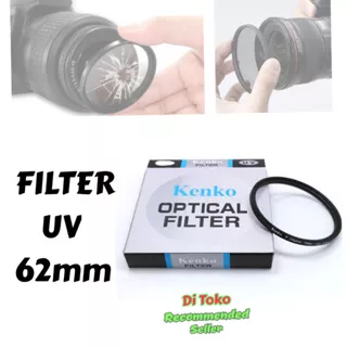 Uv Filter Kenko Optical 62mm For Tamron 18-200mm 70-300mm Pelindung Anti Gores Jamur Kaca Lensa 70-300 mm 62 mm Canon Nikon Sony Olympus Panasonic Fujifilm Sigma RC