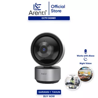 Arenti DOME1 CCTV 2K Pan Tilt WiFi IP Security Camera AI Human Motion Detection Area Customized Two-Way Audio Night Vision