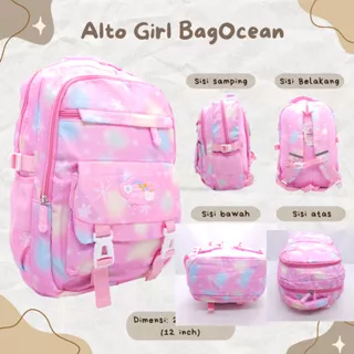 TAS ALTO GIRL PREMIUM MOTIF RAINBOW FULL JAS HUJAN TAS COLORFULL BANYAK MODEL 4 RUANG 18 INCHI / RANSEL ALTO SILVER GIRL RAINBOW ORIGINAL MURAH LUCU LEMBUT KUAT ANTI AIR MURAH / TAS SEKOLAH CEWEK SD SMP SMA KULIAH BESAR 4 RUANG 18 INCH / TAS RAINBOW ALTO