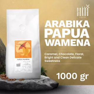 Biji Kopi Bubuk Arabika Papua Wamena Arabica Coffee Beans Coffe Roast Bean Espresso Dan Manual Brew 1Kg Sakha Roastery