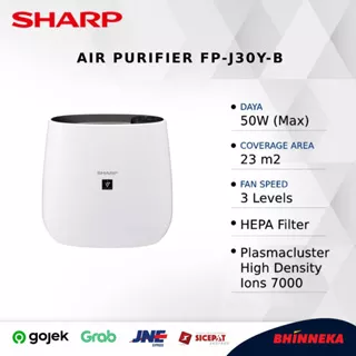 SHARP Air Purifier FP-J30Y-B - Black