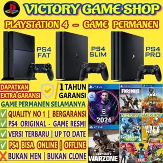 PS4 | PS4 FAT | PS4 SLIM | PS4 PRO | ORIGINAL | GAME PERMANEN | GRATIS SELAMANYA