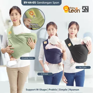 Baby Leon - 3in1 Gendongan Bayi Samping BY-44-05 GEOS Spons Gendongan Terbaru 2023 Gendongan Kaos Multifungsi Gendongan Bayi Sling Baby Carrier Hipseat