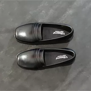 Sepatu Pantofel Wanita / Pantofel Hitam Flat / Slip On Wanita / Sepatu Sekolah Wanita / Sepatu Kantor Wanita / Formal Wanita Murah Terbaru