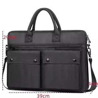 Tas Laptop / Macbook elegant Black Executive Bag 15 - 15.6 inch