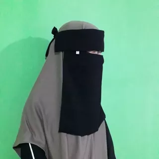 niqab bandana poni bandul bedoon essm ORI saudi ukurn -+30cm